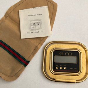 Gucci travel clock